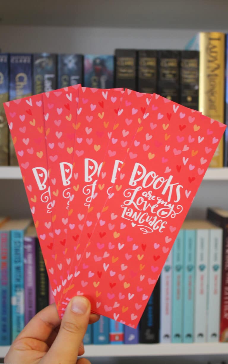 Boekenlegger 'Books are my Love Language' | Je vind hem bij So Many Pages