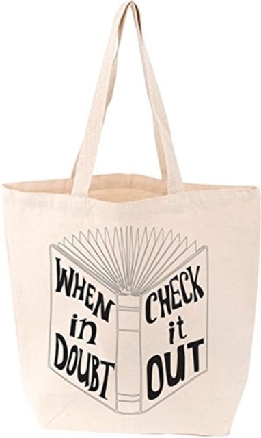 Totebag 'When in Doubt, Check it Out'