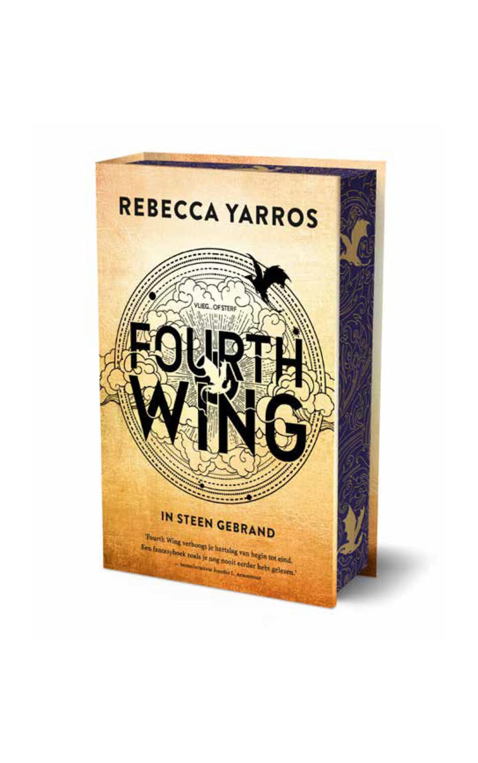 Fourth Wing 1 In Steen Gebrand (NL Limited Edition) Rebecca Yarros So Many Pages