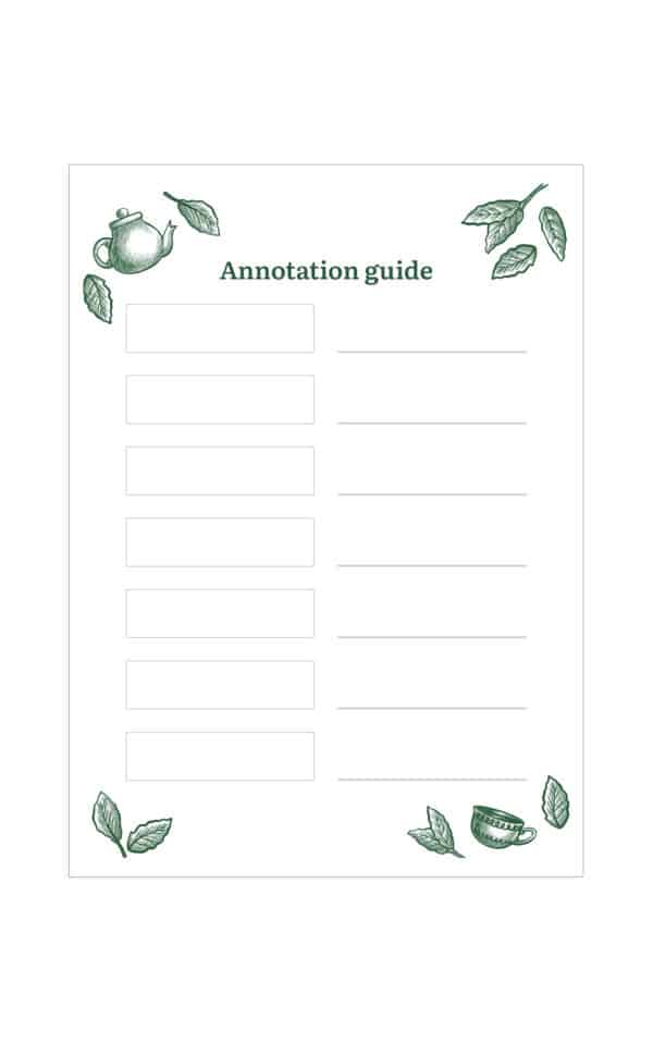 Annotation guide - Leaves