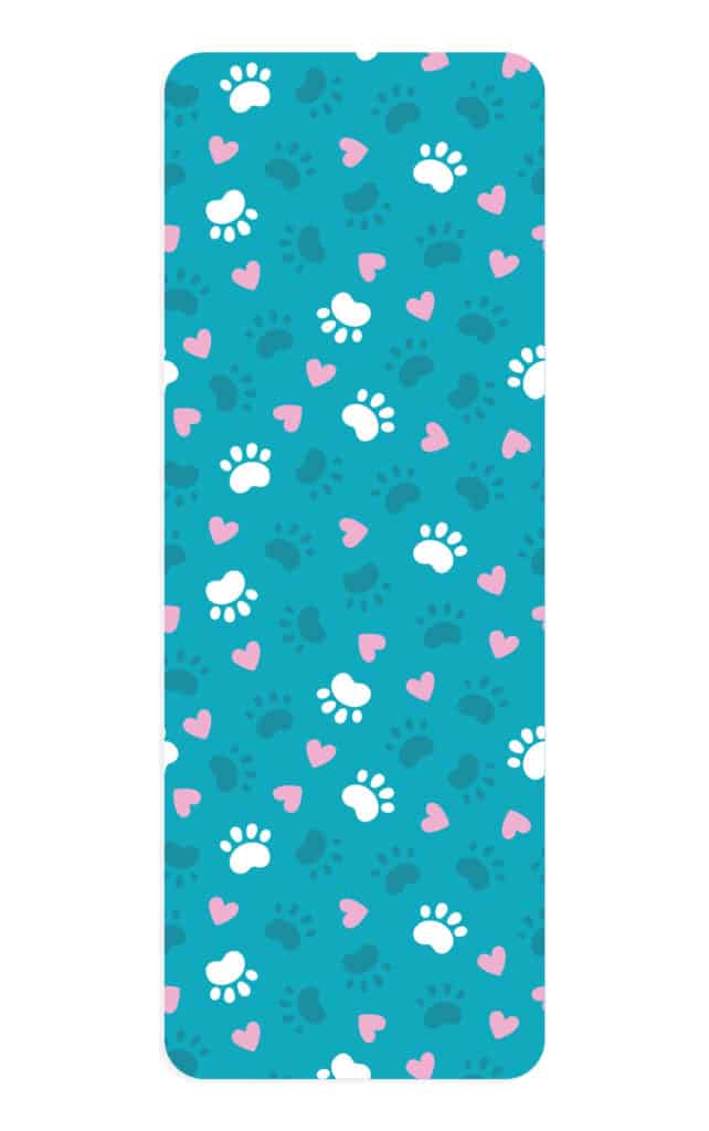 Boekenlegger pink paws