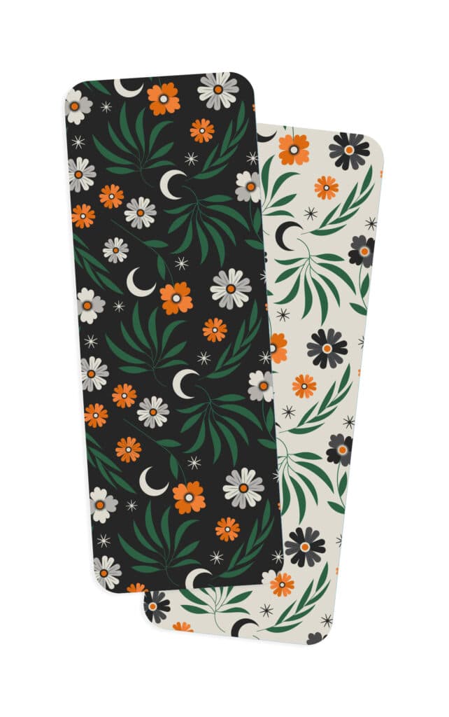 Boekenlegger 'Flowers Night and Day'