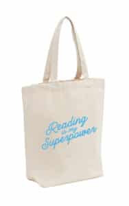 Reading is my superpower totebag