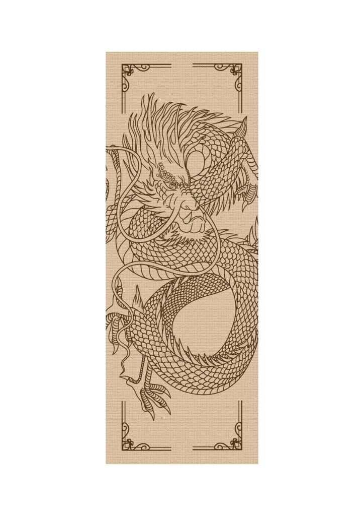 Productfoto boekenlegger draak