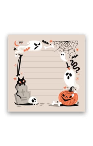 Productfoto Halloween notepad