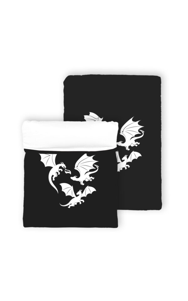 Booksleeve 'Dragons zwart'