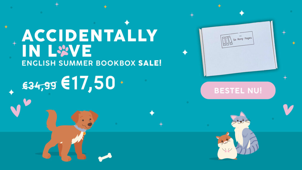 English summer bookbox sale banner