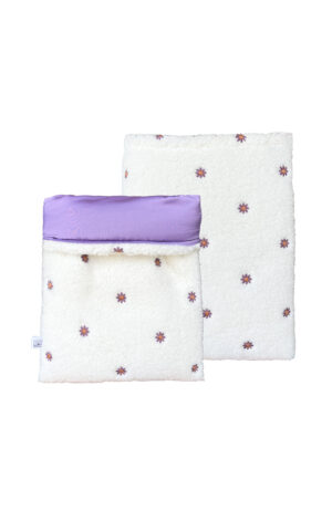 Booksleeve Teddy Flower mat L