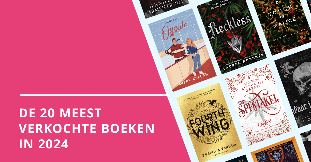 20 meest verkochte boeken in 2024 banner