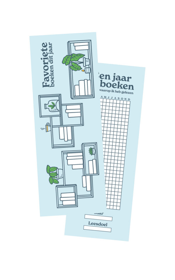 Boekenlegger Jaar in boeken scaled