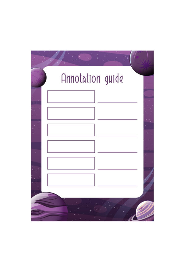 Annotation Guide 'Space' - 10 velletjes