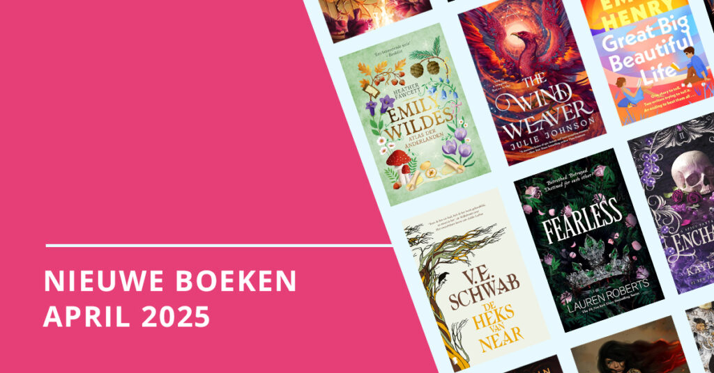 Nieuwe boeken april 2025 banner