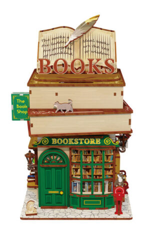 Book Nook - Time Bookstore 3D Houten Puzzel