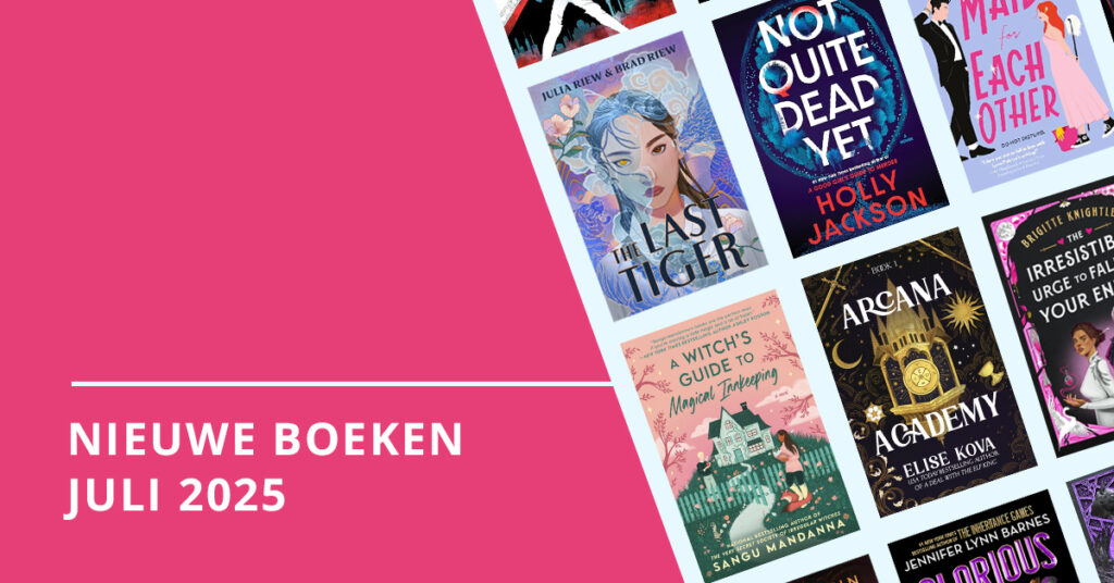 Banner nieuwe boeken in juli 2025