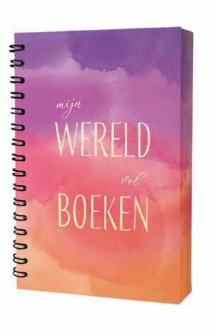 Reading Journal 'Mijn wereld vol boeken' (zonsondergang)