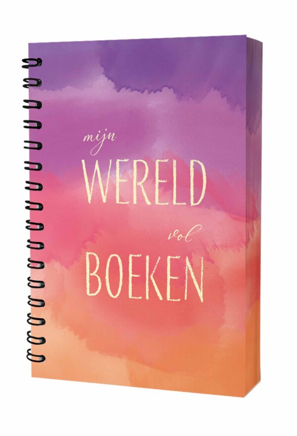 Reading Journal 'Mijn wereld vol boeken' (zonsondergang)
