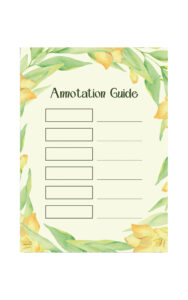 Annotation Guide 'Groen' - 10 velletjes