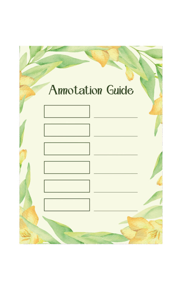 Annotation Guide 'Groen' - 10 velletjes