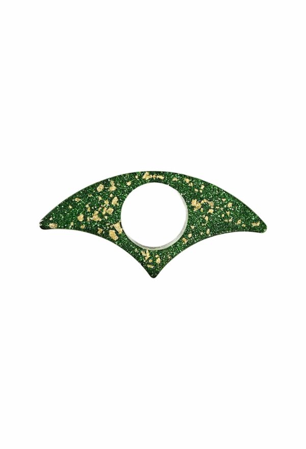 Paginahouder 'Groene glitters'