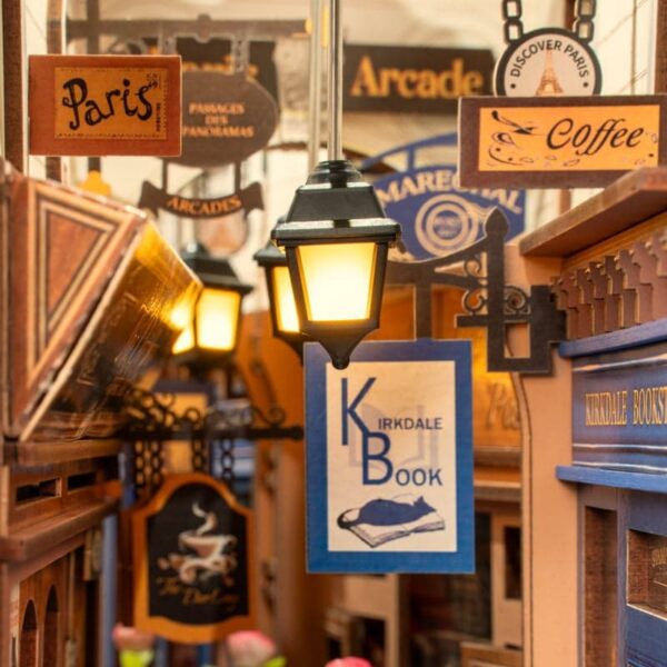 DIY Book Nook Boekensteun Arcade Dating - Afbeelding 4