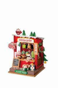 DIY Book Nook Huisje Christmas Cocoa Shop