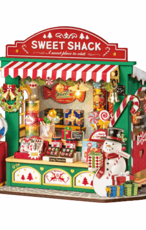 DIY Book Nook Christmas Candy Stand