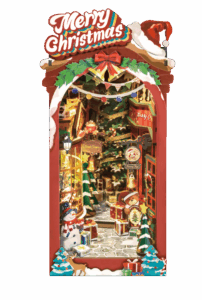 DIY Book Nook Christmas Street