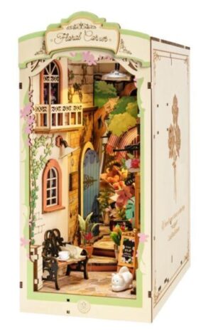 DIY Book Nook & Wonderland Boekensteun Floral Corner