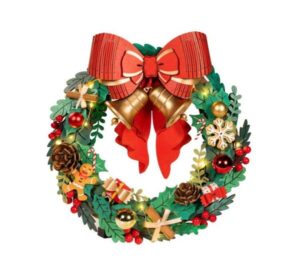 DIY Book Nook Christmas Wreath