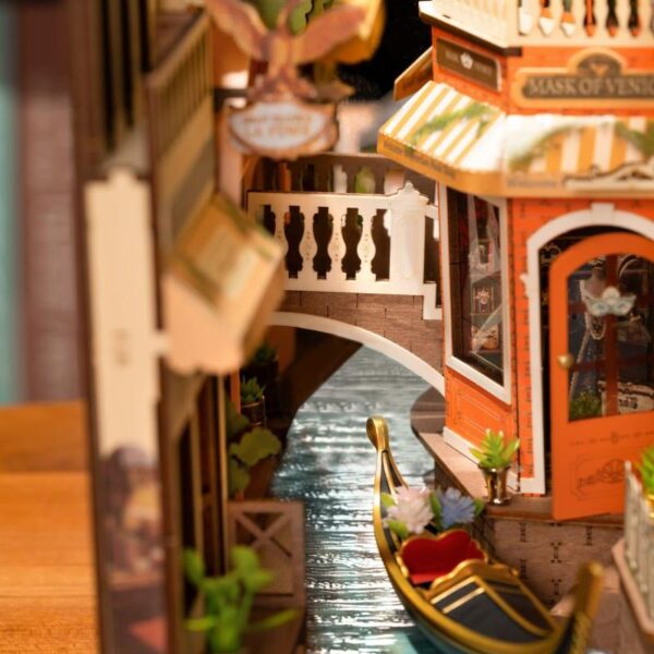 DIY Book Nook & Wonderland Boekensteun Romantic Venice - Afbeelding 3