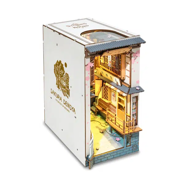 DIY Book Nook Boekensteun Sakura Densya - Afbeelding 2