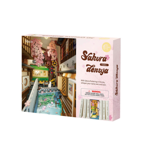 DIY Book Nook Boekensteun Sakura Densya - Afbeelding 3