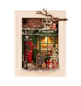 DIY Book Nook Santa’s Toy Shop