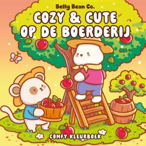 Kleurboek Cozy & cute op de boerderij