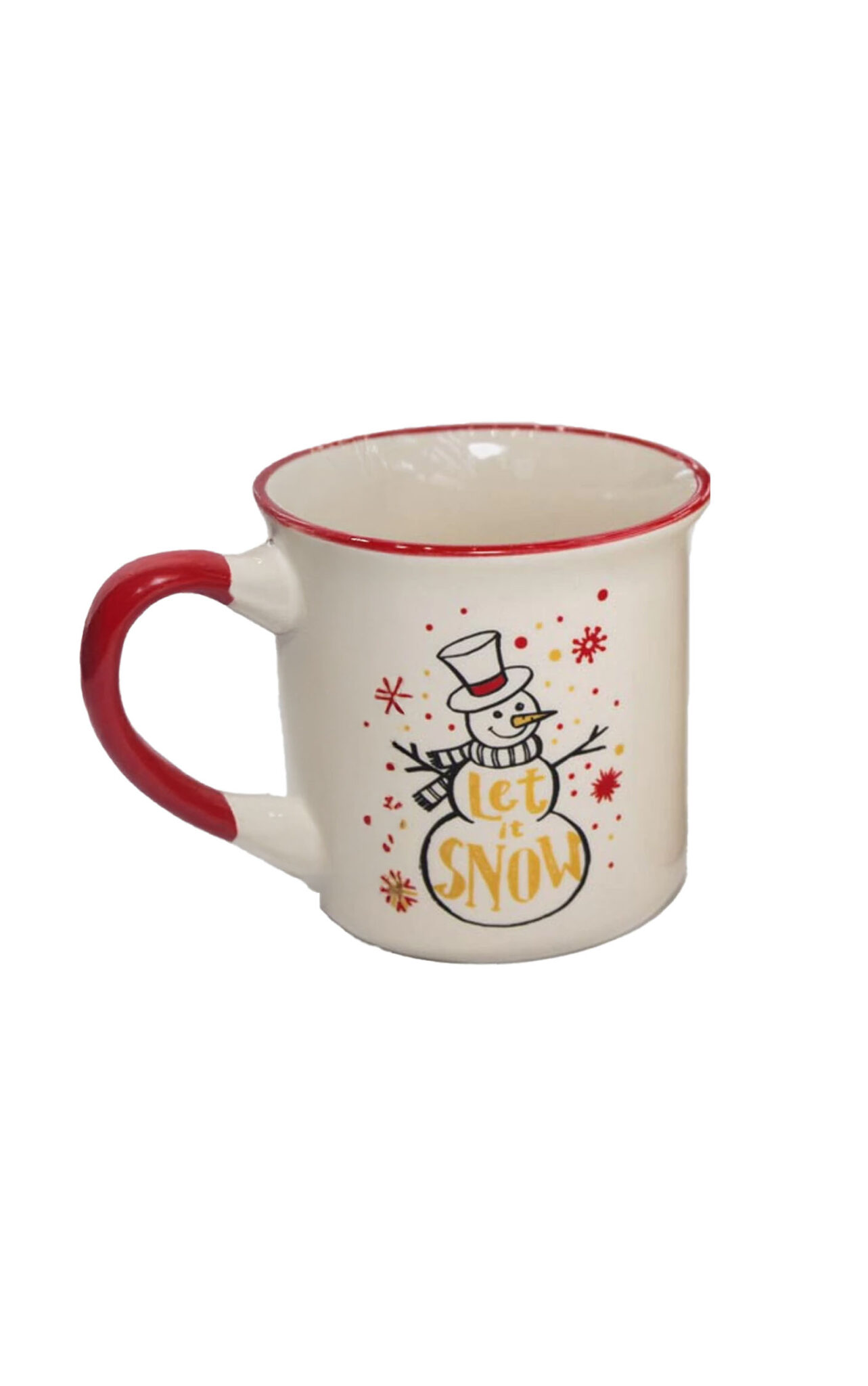 Kerstmok "sneeuwpop"