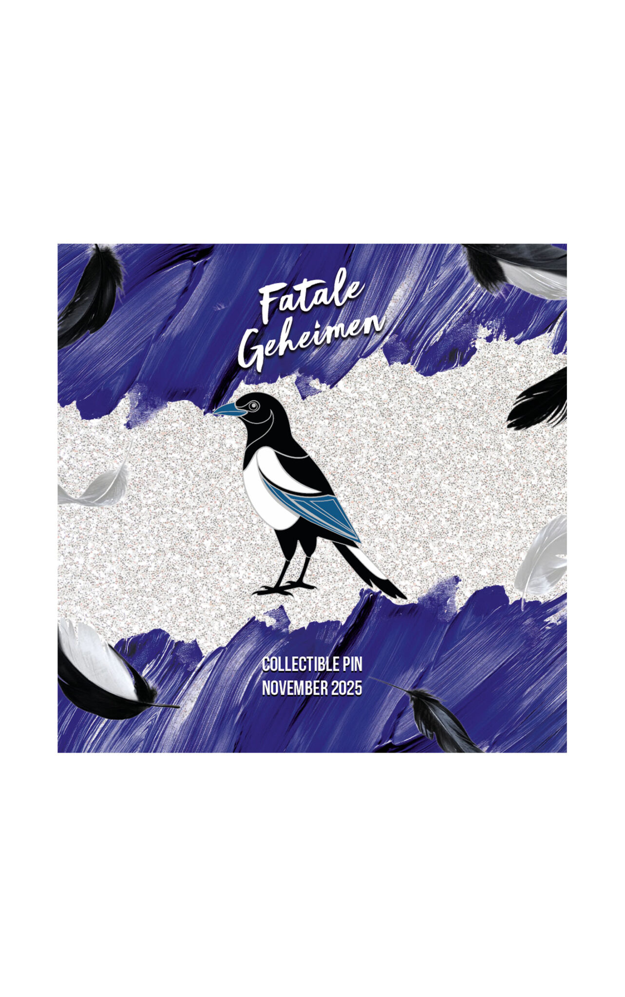 Bookish pin 'Ekster'