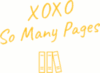 XOXO So Many pages e1764086046506