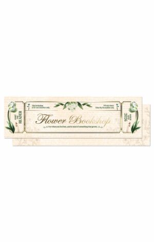 Folieboekenlegger 'Flower Bookshop'