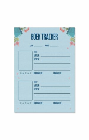 A5 Notepad 'Boek Tracker'