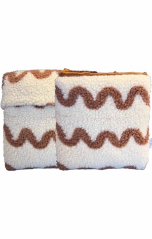 E-reader sleeve 'herfst waves' (groot)