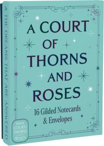 A Court of Thorns and Roses Official Gilded Notecards: 16 Notecards & Envelopes