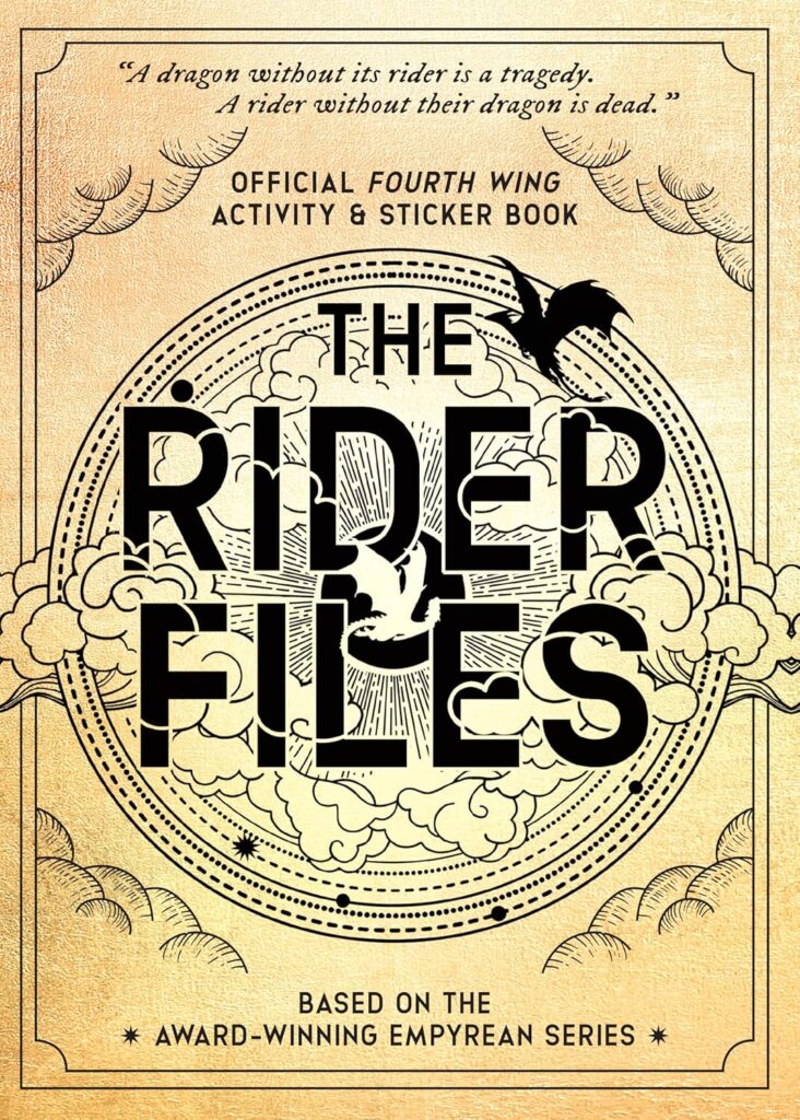 The Rider Files Official Fourth Wing Activity & Sticker Book