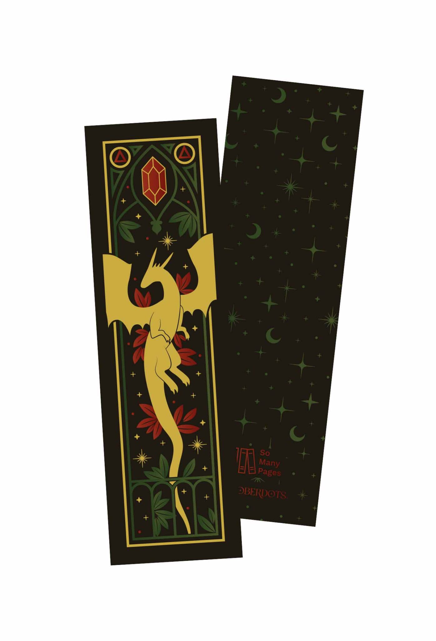 Golden Dragon bookmark - The Dragon's Vault collectie
