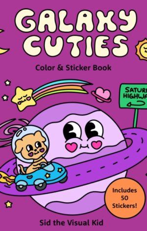 Galaxy Cuties Color & Sticker Book - 9781577159902