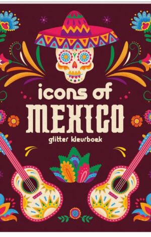 Glitter kleurboeken voor volwassenen - Icons of Mexico - 9789464328752