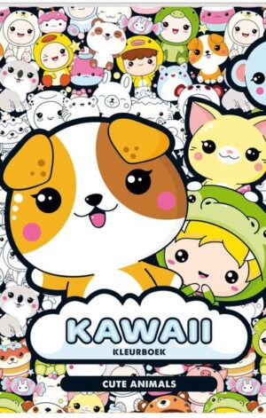 Kawaii Kleurboek - Cute Animals - 9789464328042