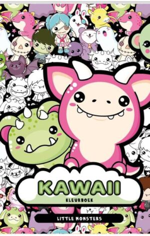 Kawaii kleurboek - Little Monsters - 9789464329247