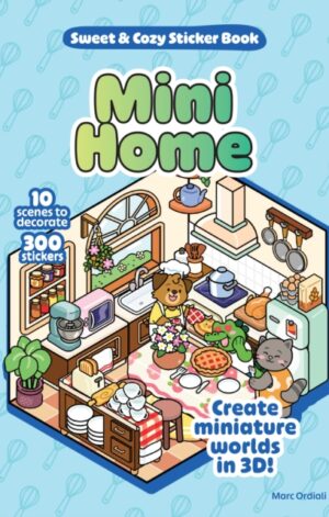 Mini Home Sweet & Cozy Sticker Book - 9798317901974