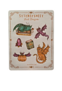 Book Dragons Stickersheet