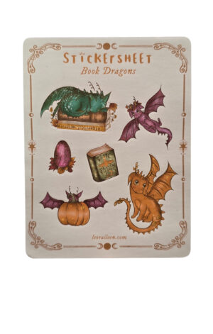 Book Dragons Stickersheet